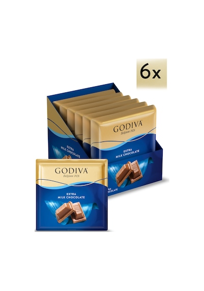 Godiva Bol Sütlü Kare Çikolata 6 x 60 G