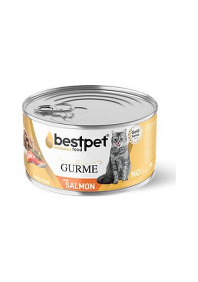 Gurme Jelly Somonlu Tahılsız Yetişkin Kedi Konservesi 85 Gr