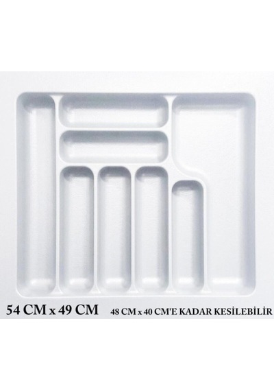 S-2289-w Çekmece Içi Kaşıklık Beyaz - 74x49 S-2289-w Beyaz