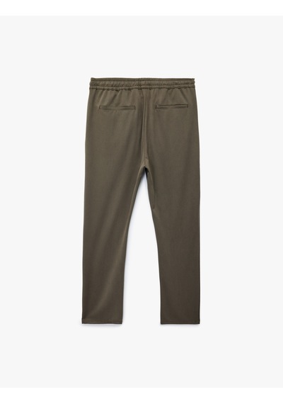 Koton Viskon Karışımlı Cep Detaylı Rahat Kesim Beli Bağcıklı Pantolon Haki 6wam40050hw Haki Koton Viskon Karışımlı Cep Detaylı Rahat Kesim Beli Bağcıklı Pantolon Haki 6wam40050hw Haki