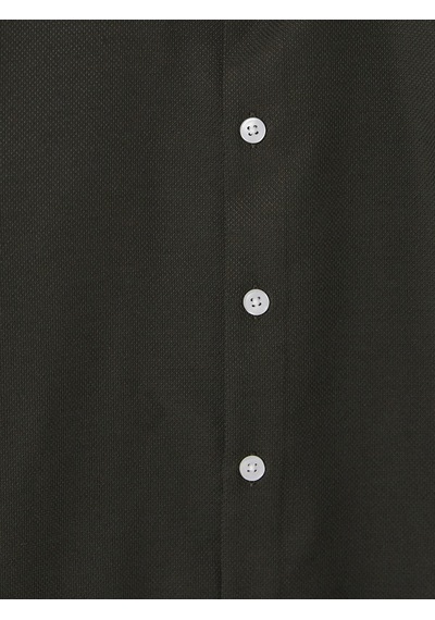 Lcw Busıness Haki Slim Fit Armürlü Erkek Gömlek
