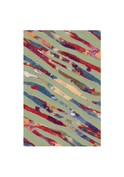 Kartela Halı Aira Halı Kaymaz Taban Makinede Yıkanabilir Halı Adaçayı Yeşili - 60 X 90 Cm