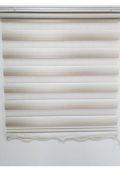 Bbb Geniş Pliseli Renk Geçişli Zebra Stor Perde Mz293
