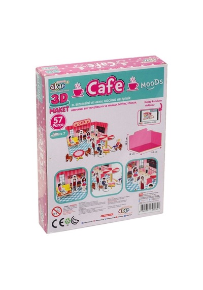 Cafe Maket  3 Boyutlu Puzzle