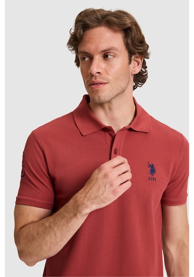 U.s. Polo Assn. Erkek Vişne Tişört Basic 50326920-vr223