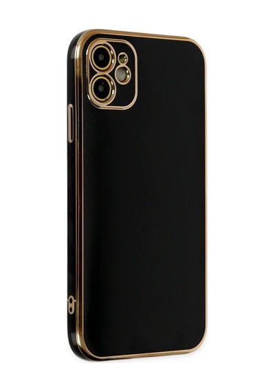 Apple Uyumlu iPhone 12 Kılıf Volet Silikon - Siyah 0.2M-Çok Renkli