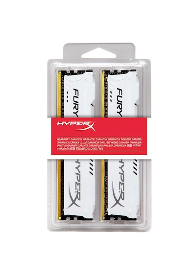 Kingston Hyperx White 16gb 2x8 1600mhz Ddr3 Hx318c10fwk2/16 Ram