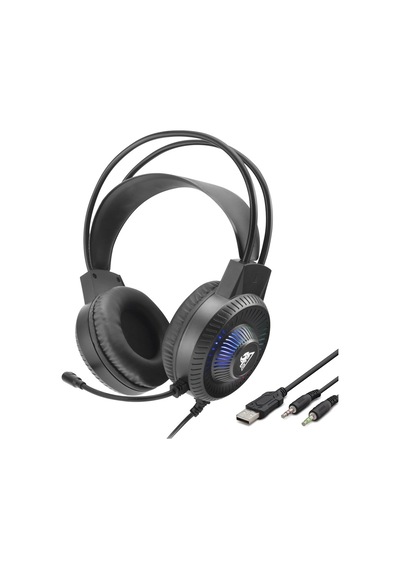 Oyun Kulaklığı G881 2x3.5mm Usb Led Siyah 00