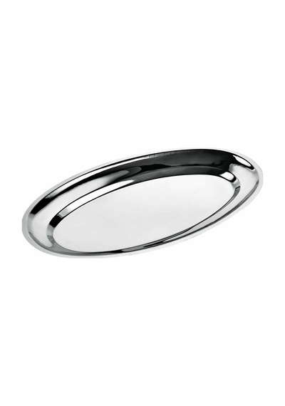 Metal Kayık Tabak 38x22 12 Adet