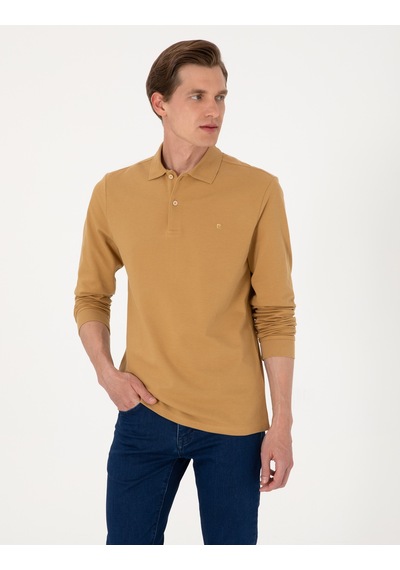 Pierre Cardin Erkek Camel Sweatshirt 50314048-vr015 Camel