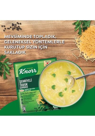 Knorr Şehriyeli Tavuk Çorbası 20 x 51 G