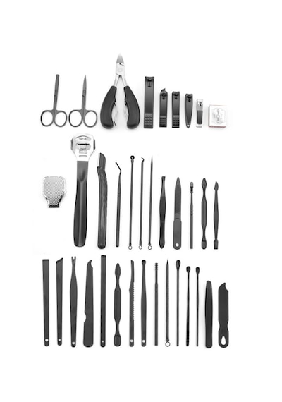 Çantalı Paslanmaz Çelik 36lı Manikür&pedikür Set 36 Parça