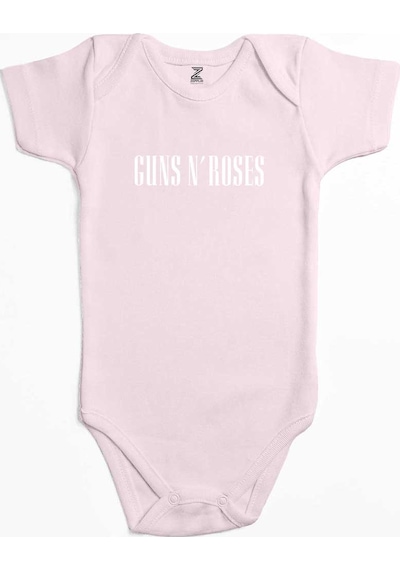 Zepplin Giyim Guns N Roses Logo Mavi Bebek Body Zıbın