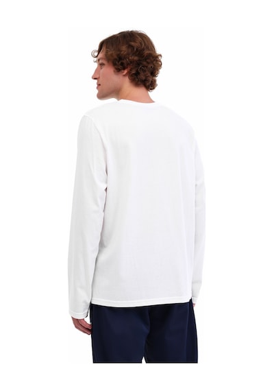 Lumberjack Mb Loen 14ljk-130-33 5pr Beyaz Erkek Uzun Kol T-shirt Beyaz