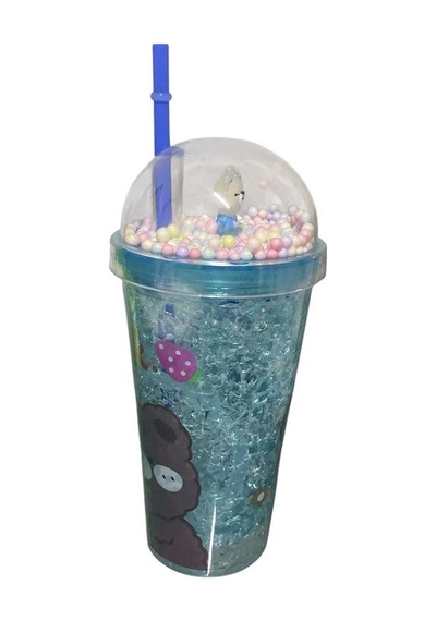 450 Ml Pipetli Bardak 2211 Çok renkli