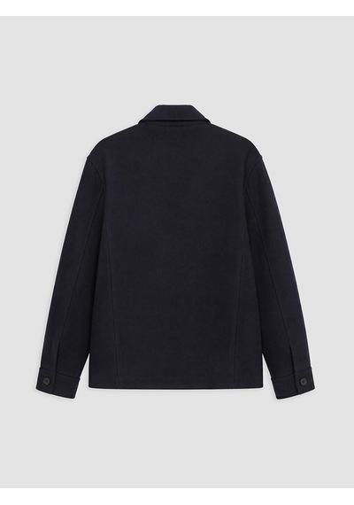 Lcw Vision Lacivert Regular Fit Gömlek Yaka Erkek Kaşe Mont