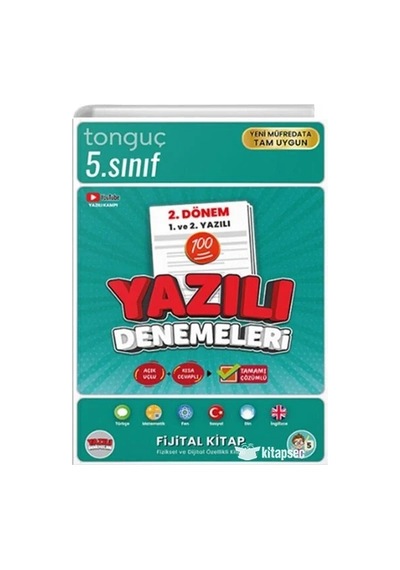 Tonguç 5.sınıf 2.dönem 1 Ve 2.yazılı Denemeleri