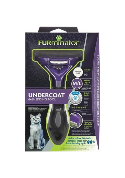 Furminator Furminator Kısa Tüylü Kediler Için Tarak M/l