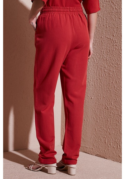 Fashion Friends Bayan Pantolon 25y0550k1 Kiremit Kiremit