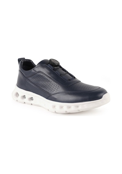 Lbr H1134 Antik Deri Erkek Sneaker - Eva Tabanlı Bağcıksız Çark Sistemli Günlük Spor Ayakkabı Lacivert Lbr H1134 Antik Deri Erkek Sneaker - Eva Tabanlı Bağcıksız Çark Sistemli Günlük Spor Ayakkabı Lacivert