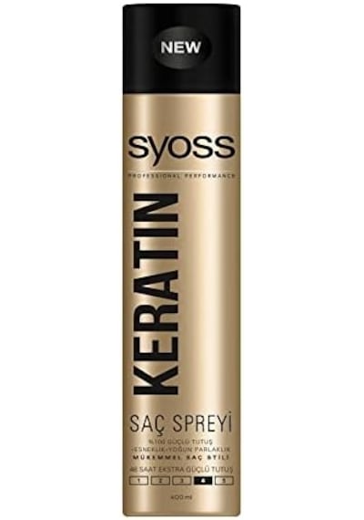 Styling Keratin Sprey, 400 Ml Açık