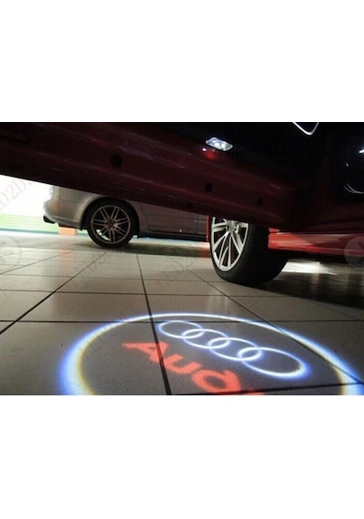 Audi A3 Kapı Altı Hayalet Logo  Lazer Led 2014-2018