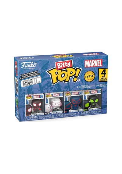 Funko Bitty Pop: Marvel - Spiderman - Miles Morales 4'lü Paket Ch
