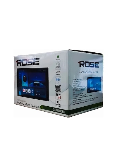 Rose Dc-8400bt 7" Double-dın Oto Teyp Ve Görüntü Sistemi