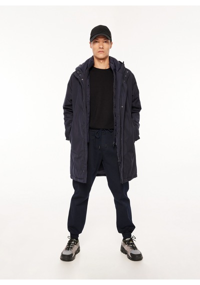 Caterpillar Lacivert Erkek Kapüşon Yaka Relaxed Fit Mont C3wm-mtn09