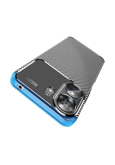 Xiaomi Poco X7 Pro Kılıf Kamera Korumalı Karbon Desenli Silikon