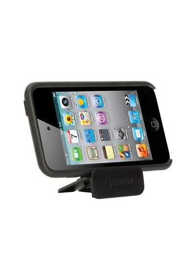 Griffin Apple Uyumlu iPod Touch 4 İle Şeffaf Siyah Stantlı Kılıf Reveal Re01915