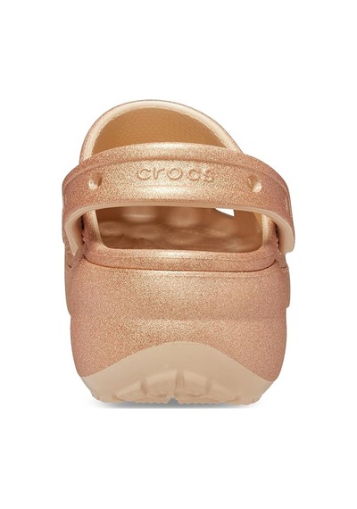 Crocs Classıc Platform Glıtter Kadın Terlik 207241-2ds Bej