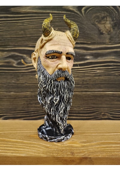 God Of War Ragnarok Kratos Mimir 20cm El Yapımı Polyester Figür