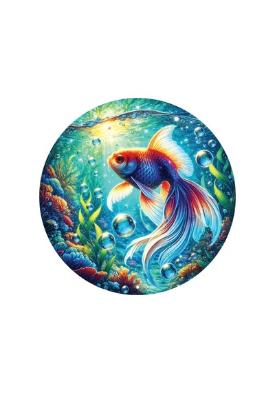 Akvaryum 570 Parça Round Puzzle