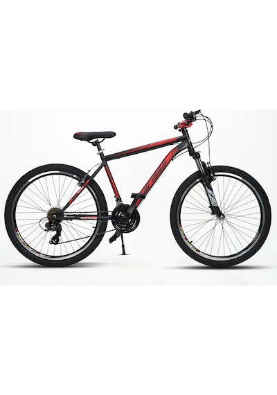 Sarissa Moon 26" Jant Ön Amortisörlü Shimano 21 Vites Wake Gidon V Fren Dağ Bisikleti Siyah Kırmızı