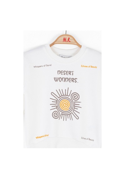 Xo Kids Erkek Çocuk Sweatshirt 9ay-4 Yaş 47605 Ekru