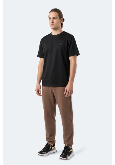 Slazenger Zegna Erkek Siyah Tişört