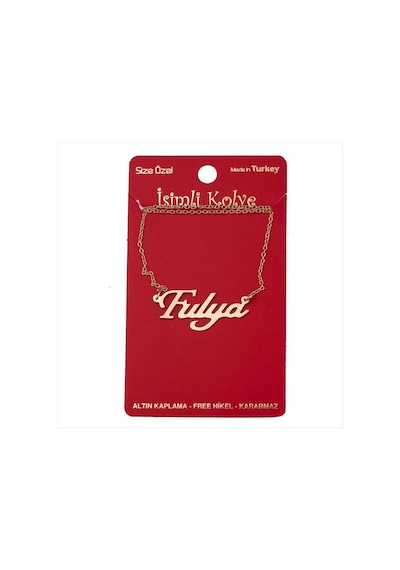 Fulya - 25 - İsimli - Csmo-tex - Kolye Sarı altın