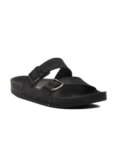 Pierre Cardin Siyah Nubuk Erkek Terlik Pc-7241 M A-siyah Siyah