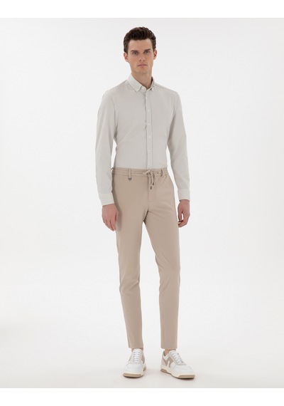 Pierre Cardin Erkek Çağla Gömlek Desenli 50301583-vr016 Çağla Yeşil