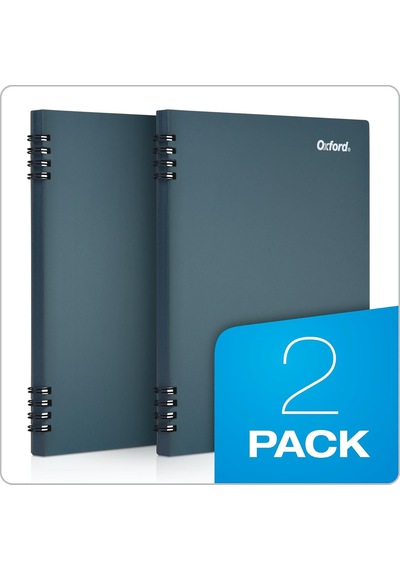 Oxford Taş Kağıt Defter, 5-1/2" X 8-1/2", Mavi Kapak, 60 Yaprak, 2'li Paket 161646