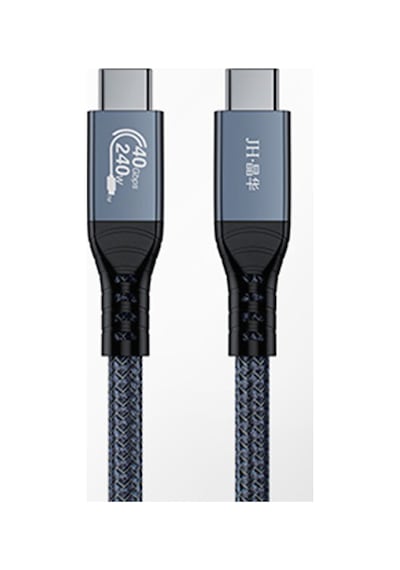 Thunderbolt 3/4  Usb4 Type-c Kablo 50 Cm, 240w Pd Hızlı Şarj, 40gbps Veri Aktarımı, 8k 60hz Görüntü, Daisy Chain, Örgülü Tam Fonksiyon Kablo U706b