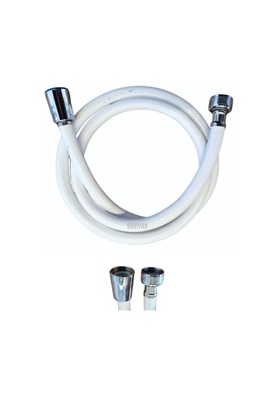 Shuıvan Duş Hortumu 1,2 Metre Pvc - Beyaz-1546