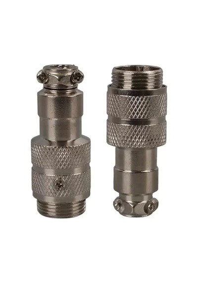 Sh Mayk Gx16-2 Pinli Metal Erkek Konnektör M16 - 16mm Najmaddin