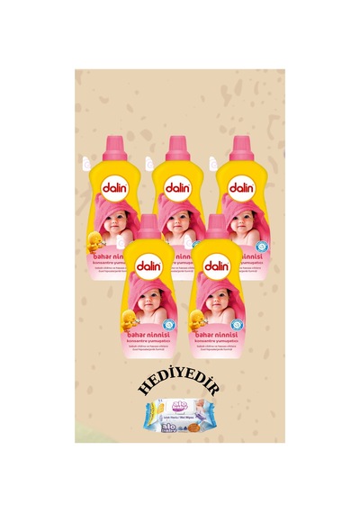 Konsantre Yumuşatıcı Bahar Ninnisi 1200 Ml X 5 Adet