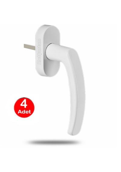 Alerçantam Pvc Pencere Kolu Pimapen Plastik Pen Kulp Beyaz - 4 Adet Alerçantam Pvc Pencere Kolu Pimapen Plastik Pen Kulp Beyaz - 4 Adet