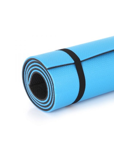 Pilates Minderi 10mm Yoga Matı Mavi - Siyah