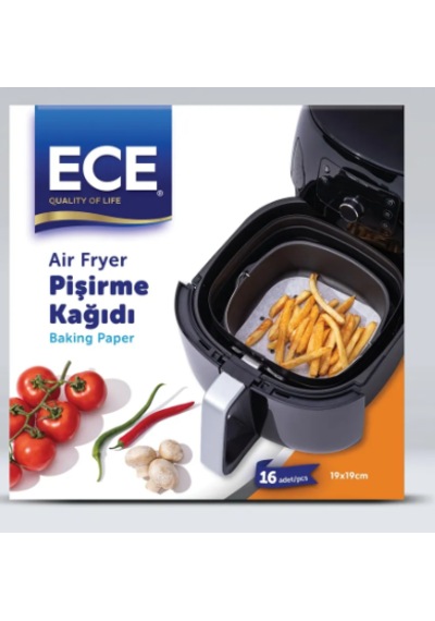 Airfryer Pişirme Kağıdı 19x19 Cm 16 Adet