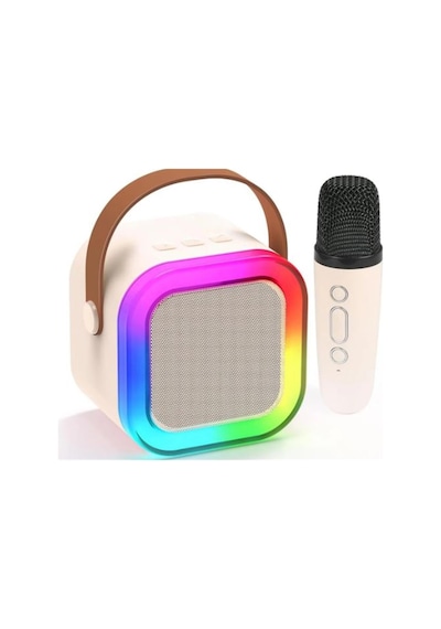 Wowkids Sy13 İki Mikrofonlu Gold Karaoke Speaker