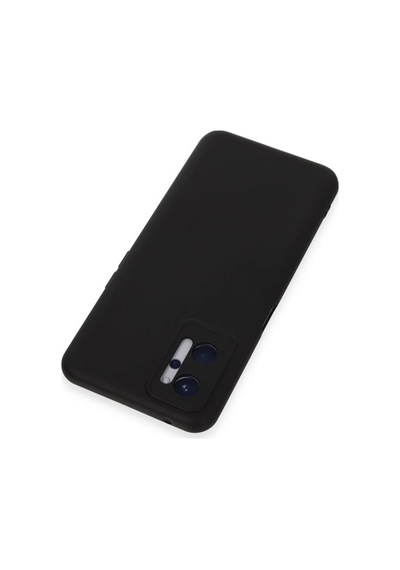 Realme 9i 4g Uyumlu Kılıf Nano İçi Kadife Silikon - Siyah